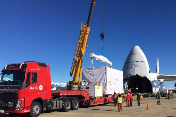El satélite argentino Saocom 1B ya está en Cabo Cañaveral