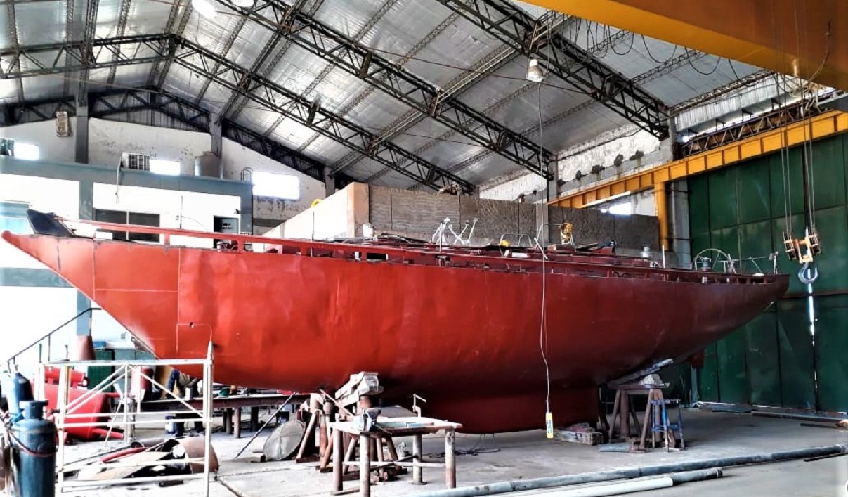 Con destino científico la Sanmartiniana navegará por los mares australes para la Universidad Nacional de Tierra del Fuego